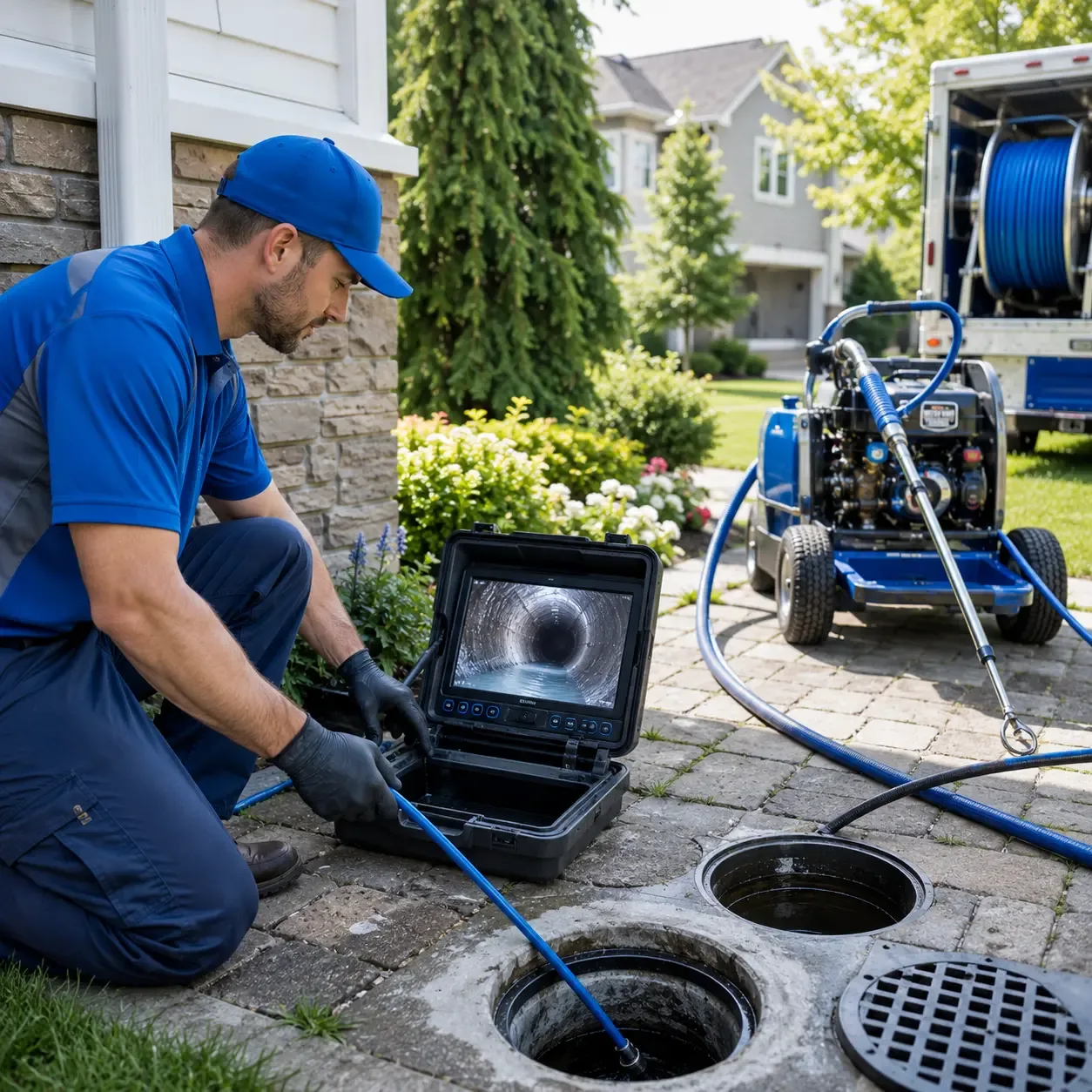 Outdoor drain cleaning professionals serving Paradox, NY